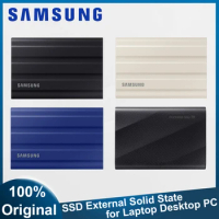 NEW 100% Original Samsung T7 Shield SSD External Solid State Disk Hard Drive Portable T9 PSSD 1TB 2TB 4TB for Laptop Desktop PC