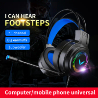 Tai nghe chơi game King G60, tai nghe có dây kênh âm thanh 7.1 cho máy tính để bàn và laptop