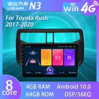LODARK Car Multimedia Player For Toyota Rush 2017 - 2020 Android GPS Navigator Intelligent System Touch Radio 2 DIN NO DVD
