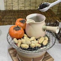 網紅圍爐 煮茶器套裝老式碳爐 茶壺戶外陶爐 茶壺家用小火爐 室內碳爐