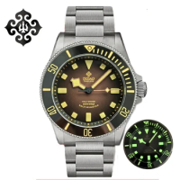 New IPOSE IXDAO X02T Men Mechanical Wristwatches Titanium Luxury Automatic Watch Sapphire AR Coating BGW-9 Luminous