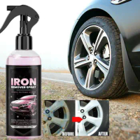 Iron Powder Remover 120ml Multi Purpose Rust Remover Spray car wheel rust converter agent metal anti rust spray auto supplies