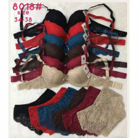 Bh busa tipis & Cd Chelyne Bra set pakain dalam