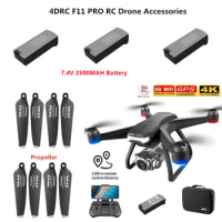 4DRC F11 PRO 5G 4K GPS Brushless Remote Control RC Drone Quadcopter Parts Accessories 7.4V 2500MAH Battery Propeller
