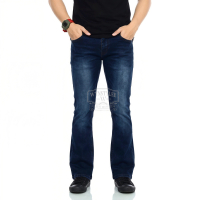 Celana Jeans Pria Cutbray Panjang Biowash Scrup Bahan Denim Stretch Melar Celana Bootcut Fiftyone De