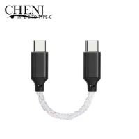 New USB Type C To Type C DAC Hifi Adapter Earphone Amplifie Digital Decoder AUX Audio Cable Converter Android OTG Adapter Cable