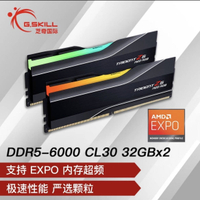 【千羽家居】芝奇G.SKILL焰鋒戟c30燈條6000臺式機AMD EXPO內存條 32GX2套裝