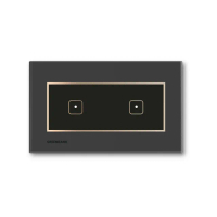【GREENBANK 綠銀】G-Switch T1 無線智能二開關 l 石墨色 l Apple HomeKit(台灣專用規格 l 支援雙切)