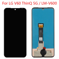 For LG V60 ThinQ 5G LM-V600 LCD Display Touch Screen Digitizer Assembly With Frame LG V60 LCD Replacement Parts