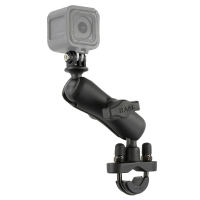 美國RAM摩托車運動相機支架GoPro8大疆靈眸insta360摩旅騎行固定