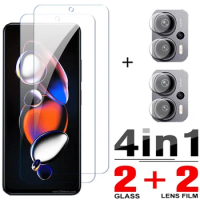 4in1 Tempered Glass For Xiaomi Redmi Note 12T Pro 12 Pro Plus Screen Protector Camera Lens Glass for Redmi Note12 12T Pro Film