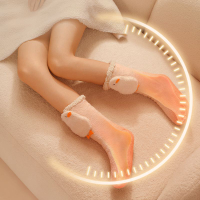 暖腳寶 電暖器 取暖器 可愛暖腳神器 女暖腳被窩電加熱襪子智能電熱襪充電式居家恒溫防寒 全館免運