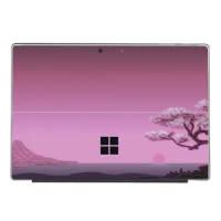 Laptop Skin Stickers for Microsoft Surface Pro X Pro 3 4 5 6 7 8 9 Notebook Film for Surface Go 1/Go 2/Go 3 Back Decal
