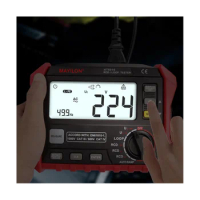 MAYILON HT5910 Digital Resistance Meter Leakage Switch Tester 4.7 Inch LCD RCD/Loop Tester 1000 Data Storage Voltmeter