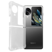 Metal-Slim OPPO Find N3 Flip TPU+壓克力 雙料透明防摔保護殼