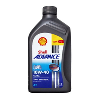 SHELL ADVANCE 4T ULTRA 10W40 全合成機油 (泰國版)