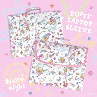 WKWBJS ขาย ร้อน DADDY | Weird Night Puffy Laptop Sleeve กระเป๋าใส่ laptop notebook iPad สุดน่ารัก
