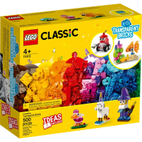 【LEGO 樂高】LT11013 Classic 經典基本顆粒系列 - 創意透明顆粒(基本顆粒)