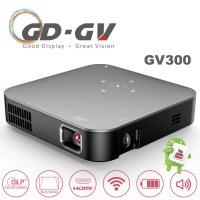 【GD · GV】GV300無線微型高亮行動投影機-霧面灰(安卓版)