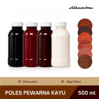 Poles Pewarna Kayu , Rotan , Triplek 500 ml - Cat Politur Praktis Siap Pakai