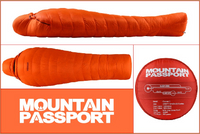 ├登山樂┤台灣 Mountain Passport  Cocoon II 800FP 頂級鵝絨睡袋-7 ℃-鲜橙色 # 800013