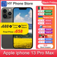Apple iPhone 13 pro max 128GB/256GB ROM Unlocked 5G A15 Bionic Chip 6.7" OLED Screen With Face ID 12MP Camera NFC