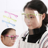 現貨－透明防油濺面罩 防油煙護臉面罩 廚房炒菜防護面具