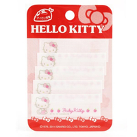 小禮堂 Hello Kitty 姓名燙布貼組5入組 (粉白草莓款) 4977576-809329