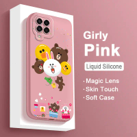 เคส CONY Sally สีน้ำตาลน่ารักสำหรับ SAMSUNG GALAXY M33 5G M336 2023 คำแนะนำคอลเลกชันการออกแบบใหม่สำห
