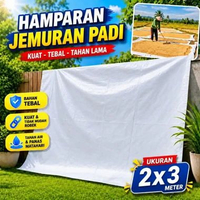 TERPAL HAMPARAN PADI 2X3 METER TERPAL JEMUR GABAH DARI KARUNG TEBAL ALAS PANEN PADI KUAT DAN AWET