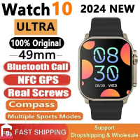 2024 Newest Iwo Ultra 10 Gen 2 Smart Watch Men 49Mm 2.2 Inch Hd Screen Gps Nfc Waterproof Smartwatch Sport Fitness Watch Pk Hw8