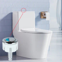Dual Flush Toilet Water Tank Round Valve Rods Push Button Water Saving 38-49mm Aperture Range For Cistern Bathroom Toilet Parts