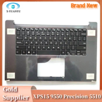 New For Dell XPS 15 9550 Precision 5510 Upper Case Palmrest Cover Touchpad / Keyboard 0KYN7Y KYN7Y 0JK1FY JK1FY