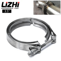 LIZHI Universal 3.5 inch Auto Parts V-band clamp kit for Turbo, Exhaust pipes Turbo Downpipe Exhaust Clamp V band LZ-VCN35