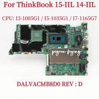 DALVACMB8D0 Mainboard For Lenovo ThinkBook 15-IIL / 14-IIL Laptop Motherboard CPU: I3-1005G1 I5-1035G1 I7-1065G7 100% Test OK