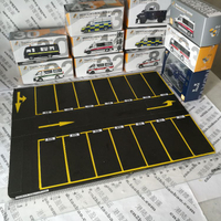 停車場地板場景模型MAGNETICITY硬膠板比例1:64豎格停車位30X23cm