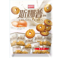 盛香珍 斯娜普蛋酥 500g【康鄰超市】