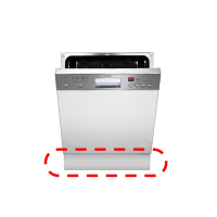 (無安裝)Svago洗碗機白色門板與腳踢板廚衛配件MW7709-P