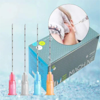 Factory Disposable Blunt-tip Cannula 22g 50mm 70mm Blunt Fine Micro Body Piercing Needles Cannula Syringe Tool