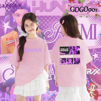 เสื้อยืด 2025 KPOP Demon Hunters Huntrix Children's T-Shirt ผ้าฝ้าย 100%เหมาะสำหรับทั้งชายและหญิง 10