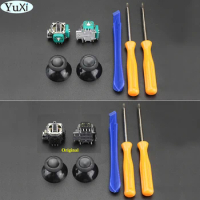 YuXi 3D Analog Joystick Stick Sensor Module Potentiometers &amp; Thumb cap for Microsoft for XBox One S X Wireless Controller