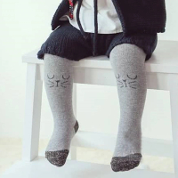 【橘魔法】灰色貓咪.黑白老鼠可愛褲襪 (兒褲襪 女童 童裝 兒童)