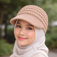 Paket Topi kupluk Rajut Nanas Ciput nenek (random)
