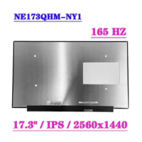 New Original NE173QHM-NY1 17.3 inch QHD2K 165Hz Laptop LCD Screen DCI-P3 Color Gamut 2560x1440 Display Replacement 40pin eDP