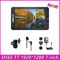 OSEE T7 1920*1200 7 inch Monitor Full HD Monitor 3000 Nits DSLR Camera Field 3D Lut HDR IPS Support 4K HDMI Input &amp; Output
