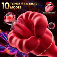 Rose Sucking Licking Vibrator For Women Vagina Nipples Stimulator Clitoris Massager Female Silicone Masturbators Adult Sex Toys