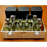 KT88 6N8P tube push-pull amplifier, 55W*2 HIFI fever class amplifier, manual scaffolding, 20HZ-30KHZ