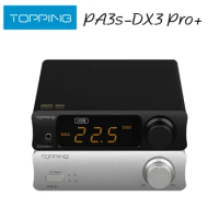 TOPPING DX3 PRO+ DAC Headphone Amplifier And TOPPING PA3s Power Amplifier Combo