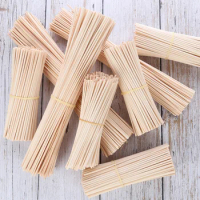 500PCS 5/4/3MM X L40/30/25/24/22CM Natural Wooden Reed Diffuser Sticks Refill Replacement Essential Oil Aroma Diffuser Sticks