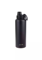 Oasis Oasis Stainless Steel Insulated Sports Water Bottle with Screw Cap 1.1L - Black